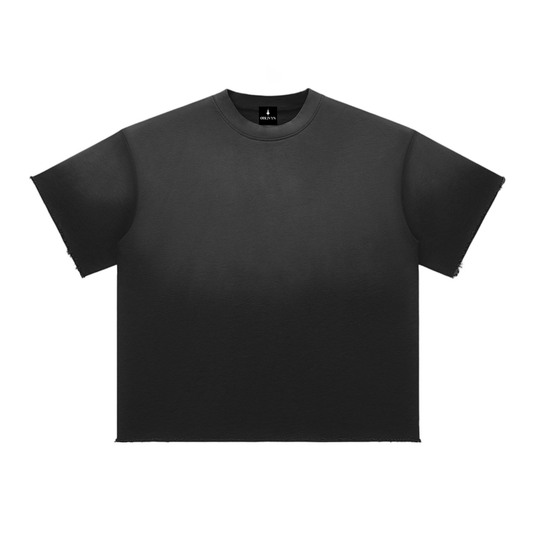 Sun Fade Raw Edge T-Shirt
